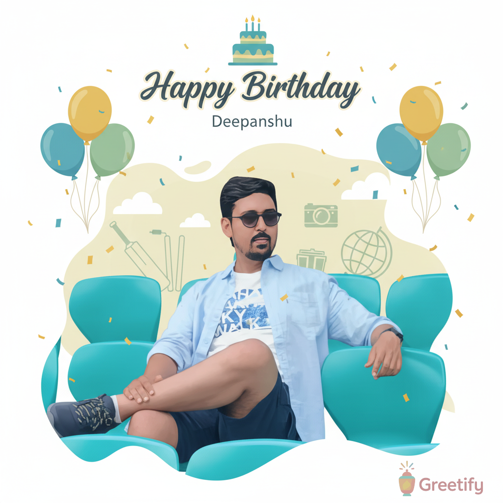 Premium personalized birthday greeting - custom design