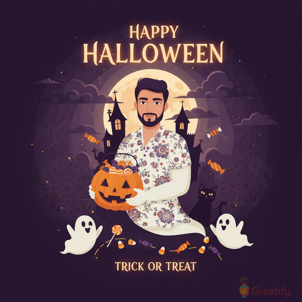 Custom Halloween festival greeting